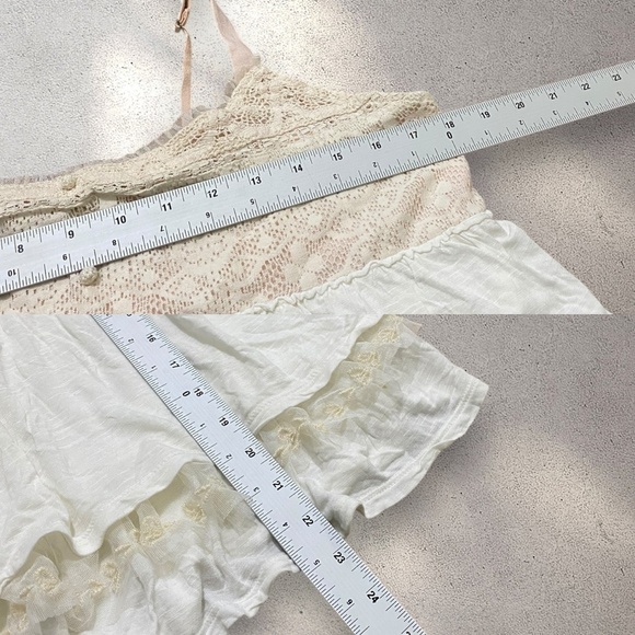 American Eagle Outfitters Cottagecore Babydoll Lace Tiered Cami - Picture 6 of 6